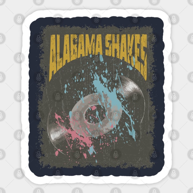 Alabama Shakes Vintage Vynil Sticker by K.P.L.D.S.G.N